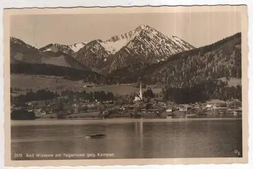 [Ansichtskarte] GERMANY - Bad Wiessee am Tegernsee geg. Kampen. 