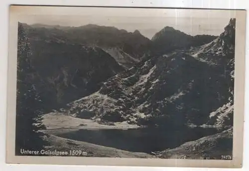 [Ansichtskarte] GERMANY - Unterer Gaisalpsee. 