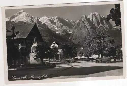 [Ansichtskarte] GERMANY - Garmisch - Marienplatz. 