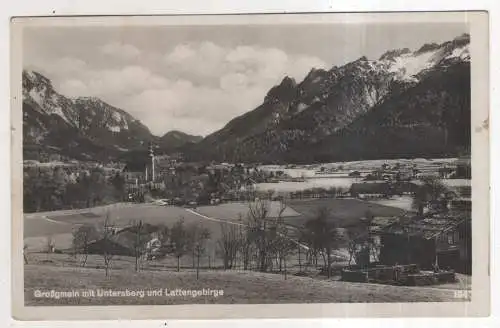 [Ansichtskarte] AUSTRIA - Großgmain mit Untersberg und Lattengebirge. 