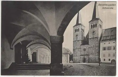 [Ansichtskarte] GERMANY - Berchtesgaden - Stiftskirche. 