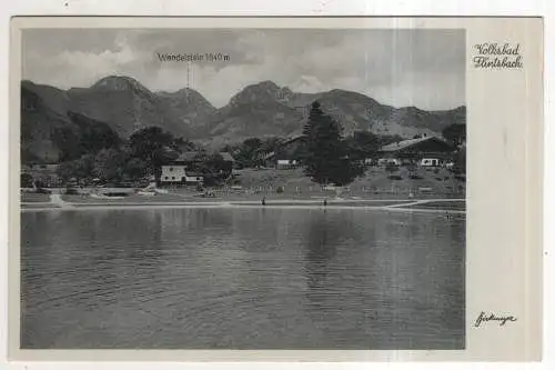 [Ansichtskarte] GERMANY - Volksbad Flintsbach mit Wendelsteingebirge. 