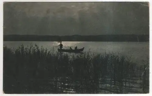 [Ansichtskarte] GERMANY - Starnberger See - Abendstimmung bei Schloß Berg. 