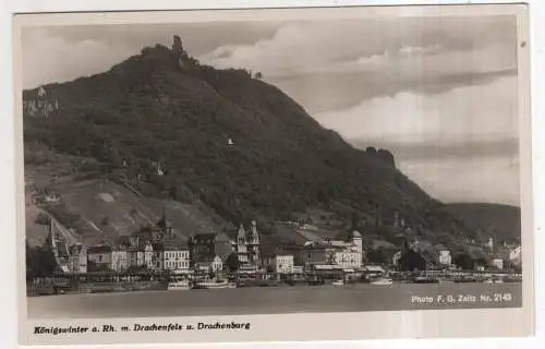 [Ansichtskarte] GERMANY - Königswinter m. Drachenfels u. Drachenburg. 