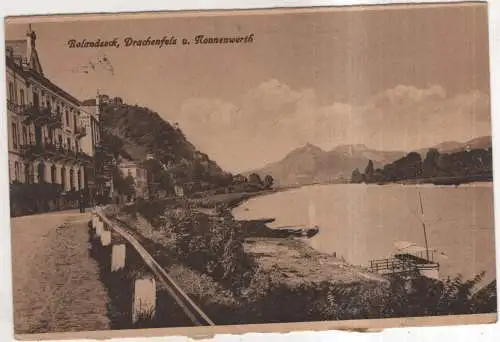 [Ansichtskarte] GERMANY - Rolandseck - Drachenfels u. Nonnenwerth. 