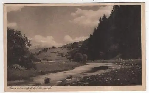 [Ansichtskarte] GERMANY - Sommerlandschaft bei Garmisch. 