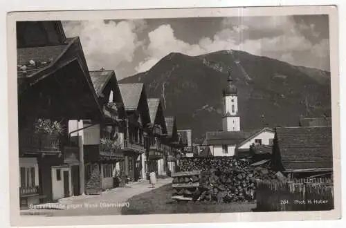 [Ansichtskarte] GERMANY - Garmisch - Sonnenstraße gegen Wank. 