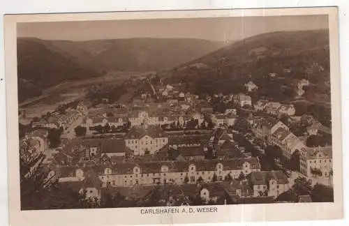 [Ansichtskarte] GERMANY - Carlshafen a. d. Weser. 