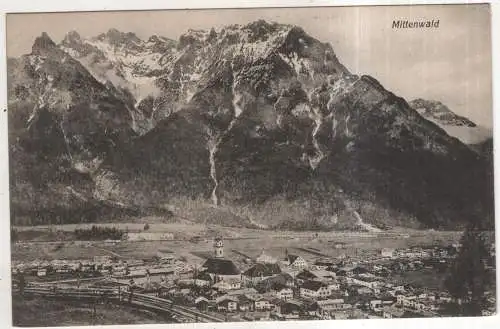 [Ansichtskarte] GERMANY - Mittenwald. 