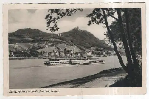 [Ansichtskarte] GERMANY - Königswinter am Rhein und Drachenfels. 