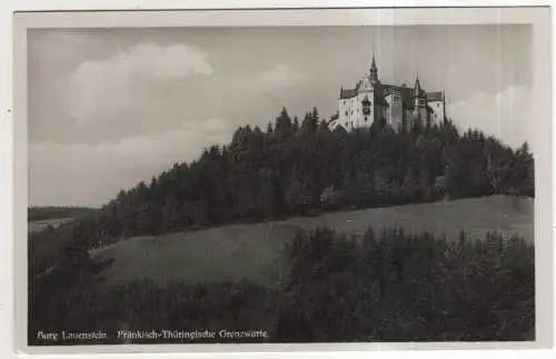 [Ansichtskarte] GERMANY - Burg Lauenstein - Fränkisch-Thüringische Grenzwarte. 