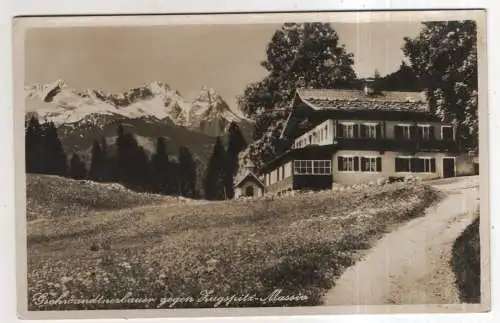 [Ansichtskarte] GERMANY - Gschwandtnerbauer gegen Zugspitz-Massiv. 