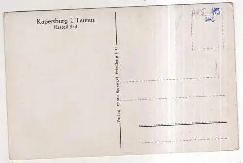 [Ansichtskarte] GERMANY - Kapersburg i. Taunus - Kastell-Bad. 