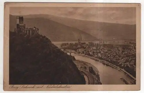 [Ansichtskarte] GERMANY -  Burg Lahneck mit Niederlahnstein. 