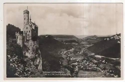 [Ansichtskarte] GERMANY - Schloss Lichtenstein mit Echaztal. 