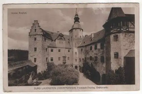 [Ansichtskarte] GERMANY - Burg Lauenstein / Oberfranken - Innerer Burghof. 