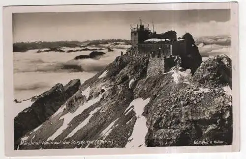 [Ansichtskarte] GERMANY - Münchener Haus auf der Zugspitze. 