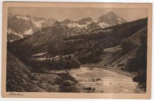 [Ansichtskarte] GERMANY - Mitterhaus - Allgäuer Alpen. 