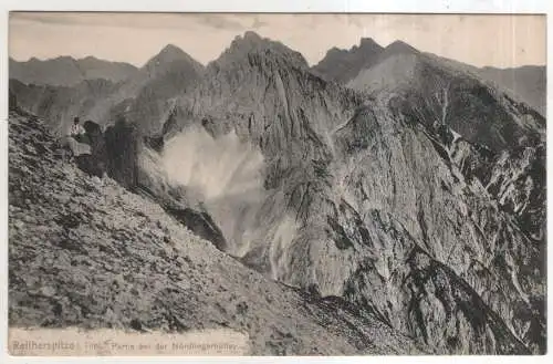 [Ansichtskarte] AUSTRIA - Reitherspitze i. Tirol - Partie bei der Nördlingerhütte. 