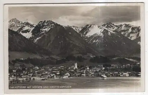 [Ansichtskarte] GERMANY - Oberstdorf mit Höfarts und Krottenspitzen. 