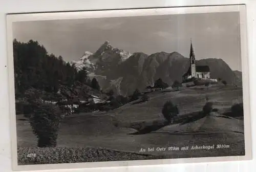 [Ansichtskarte] AUSTRIA - Au bei Oetz mit Acherkogel. 