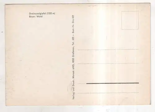 [Ansichtskarte] GERMANY - Dreisesselgipfel - Bayer. Wald. 