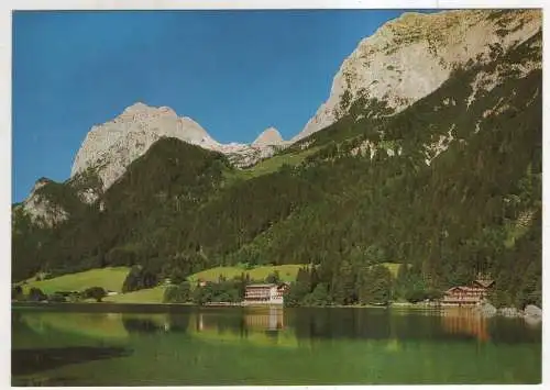 [Ansichtskarte] GERMANY - Berchtesgadener Land - Hintersee mit Reiteralpe. 