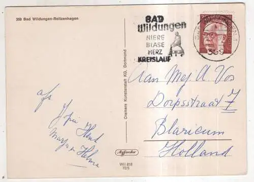 [Ansichtskarte] GERMANY - Bad Wildungen - Reitzenhagen. 