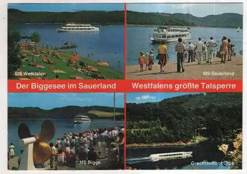 [Ansichtskarte] GERMANY - Biggesee im Sauerland. 