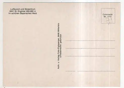 [Ansichtskarte] GERMANY - St. Englmar / Bayer. Wald. 