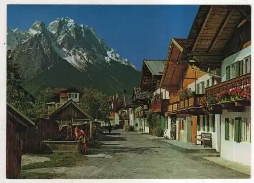 [Ansichtskarte] GERMANY - Garmisch-Partenkirchen - Frühlingstraße in Garmisch. 