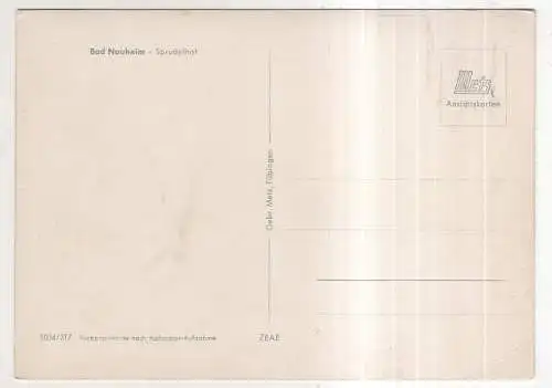 [Ansichtskarte] GERMANY - Bad Nauheim - Sprudelhof. 