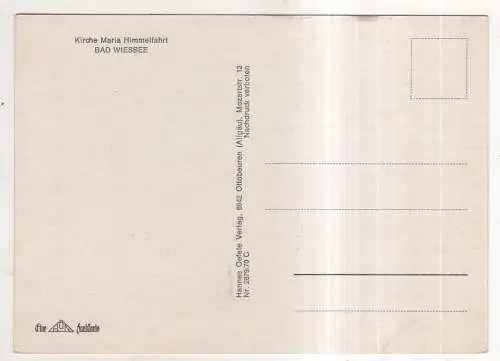 [Ansichtskarte] GERMANY - Bad Wiessee - Kirche Maria Himmelfahrt. 