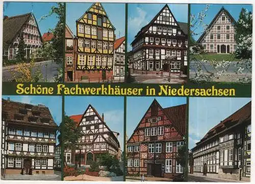 [Ansichtskarte] GERMANY - Fachwerkhäuser Niedersachsen. 