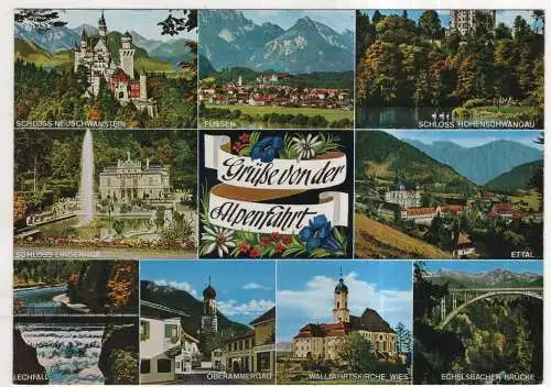 [Ansichtskarte] GERMANY - Alpenfahrt. 