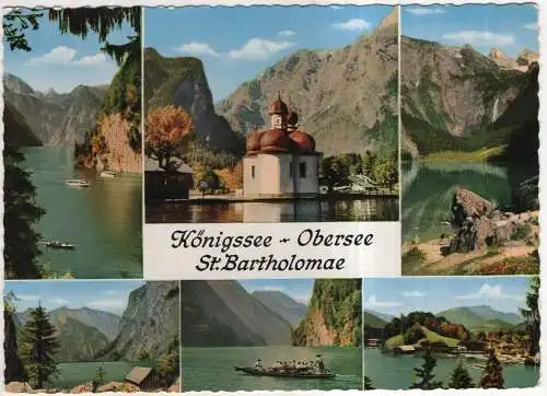 [Ansichtskarte] GERMANY - Königssee - Obersee - St. Bartholomae. 