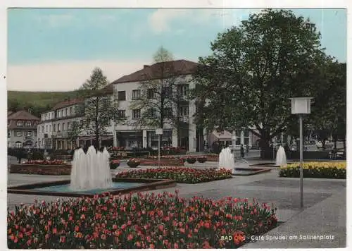 [Ansichtskarte] GERMANY - Bad Orb - Café Sprudel am Salinenplatz. 