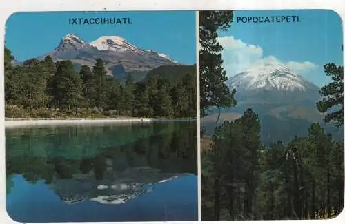 [Ansichtskarte] MEXICO - Ixtaccihuatl / Popocatepetl. 