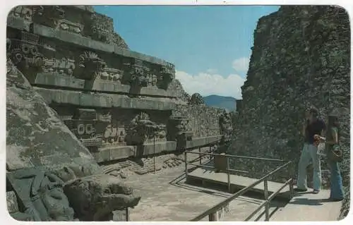 [Ansichtskarte] MEXICO - Teothiuacan - El Templo de Quetzalcoatl. 