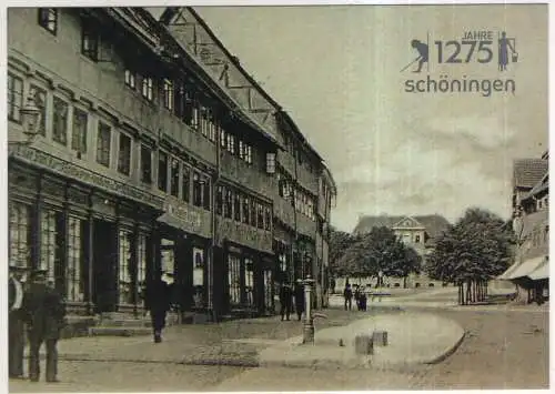 [Ansichtskarte] GERMANY - Schöningen - Serie zum Stadtjubiläum 1275 Jahre - Markt. 