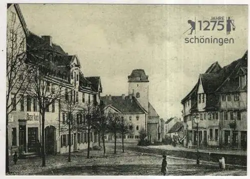 [Ansichtskarte] GERMANY - Schöningen - Serie zum Stadtjubiläum 1275 Jahre - Markt. 