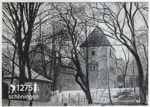 [Ansichtskarte] GERMANY - Schöningen - Serie zum Stadtjubiläum 1275 Jahre - Schloss. 