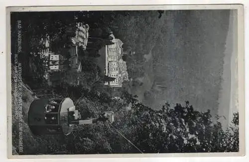 [Ansichtskarte] GERMANY - Bad Harzburg - Auffahrt Schwebebahn zum Burgberg - Blick auf den Harzburger Hof. 