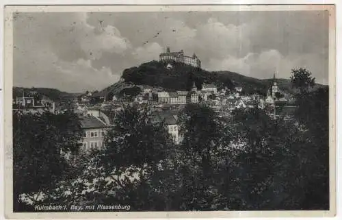 [Ansichtskarte] GERMANY - Kulmbach i. Bay. mit Plassenburg. 