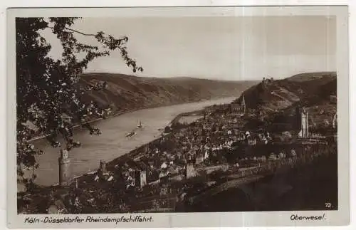 [Ansichtskarte] GERMANY - Oberwesel. 