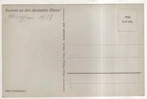 [Ansichtskarte] GERMANY - Oberwesel. 