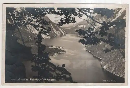 [Ansichtskarte] GERMANY - Weg z. Funtensee - Rückblick auf den Königsee. 