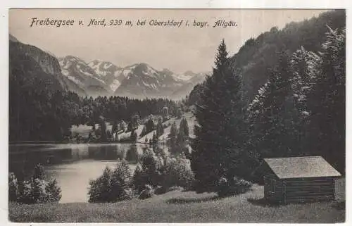 [Ansichtskarte] GERMANY - Freibergsee v. Nord bei Oberstdorf i. bayr. Allgäu. 