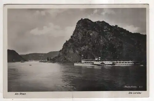 [Ansichtskarte] GERMANY - Am Rhein - Die Loreley. 