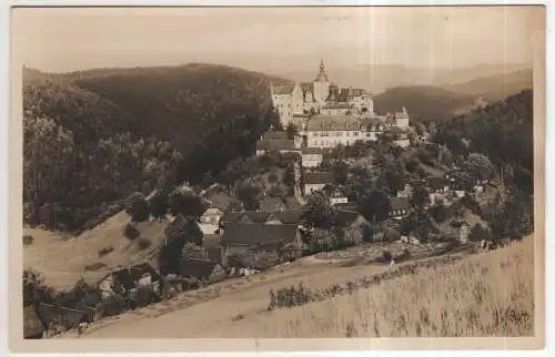 [Ansichtskarte] GERMANY - Burg Lauenstein mit Autohotel. 